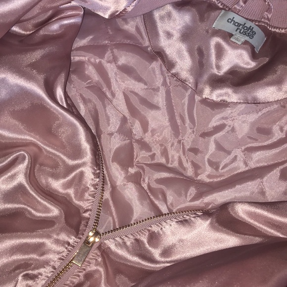 NWOT | Pink Bomber Jacket - Picture 2 of 3
